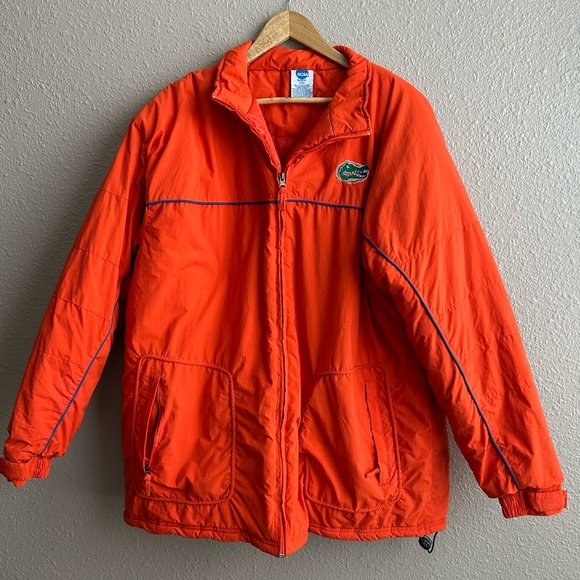 NCAA Other - NCAA Vintage Orange‎ Florida Gators quilted zip up jacket